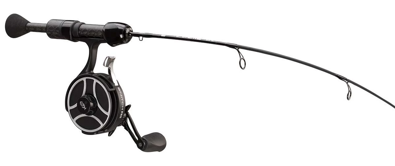 13 Fishing SNPFF-23-RH The Snitch Pro/FreeFall Ghost Inline Ice Combo