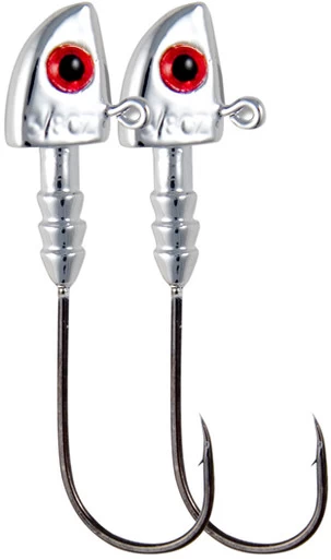 C&H Lures No Alibi Alien Jig Heads - Chrome Series