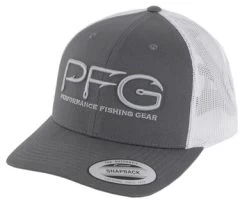 Columbia PFG Mesh Snap Back Ball Cap - Grill