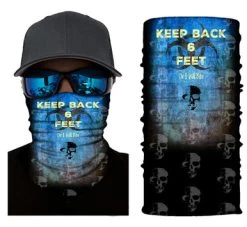 David Dunleavy Face Guard - Keep 6ft Back Grunge