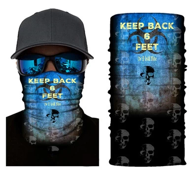 David Dunleavy Face Guard - Keep 6ft Back Grunge