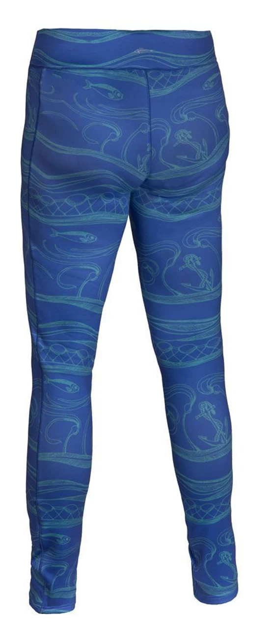 Grundens Maris Fishing Leggings X - Salmon Sisters Print - Image 2