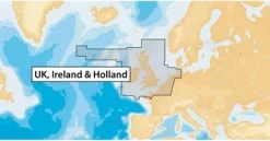 Navionics+ MSD/NAV+28XG/ROW UK Ireland & Holland - MicroSD