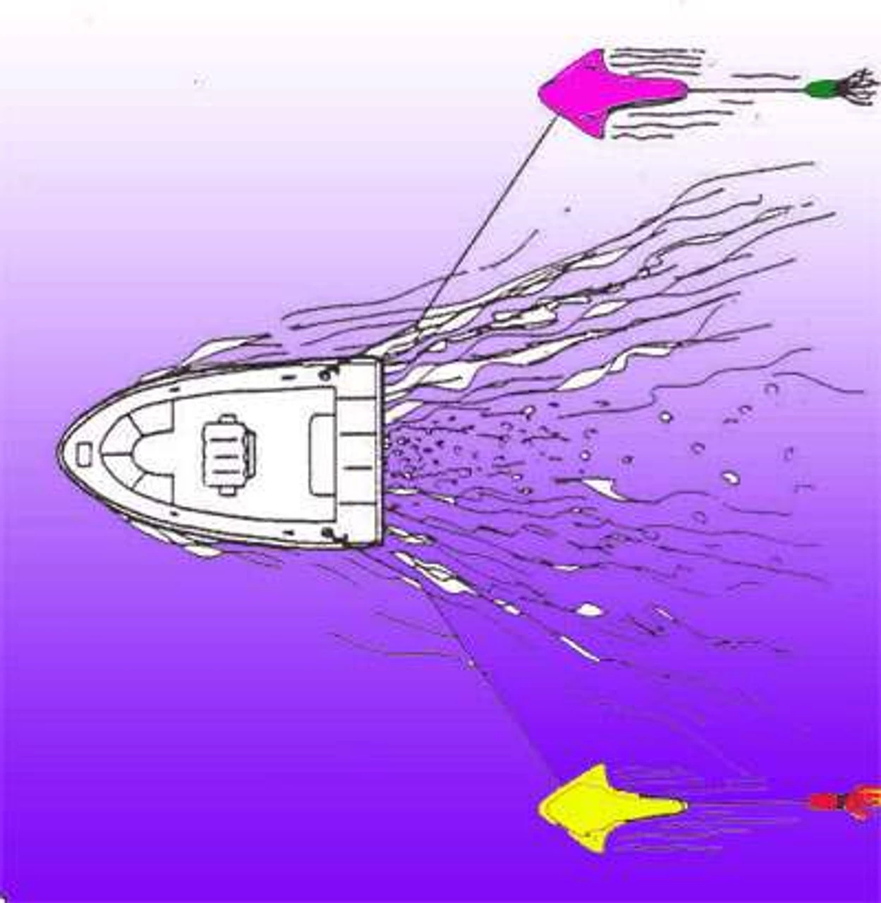 Out-Rover Outrigger/Teaser - Green - Port (Left) - Image 2