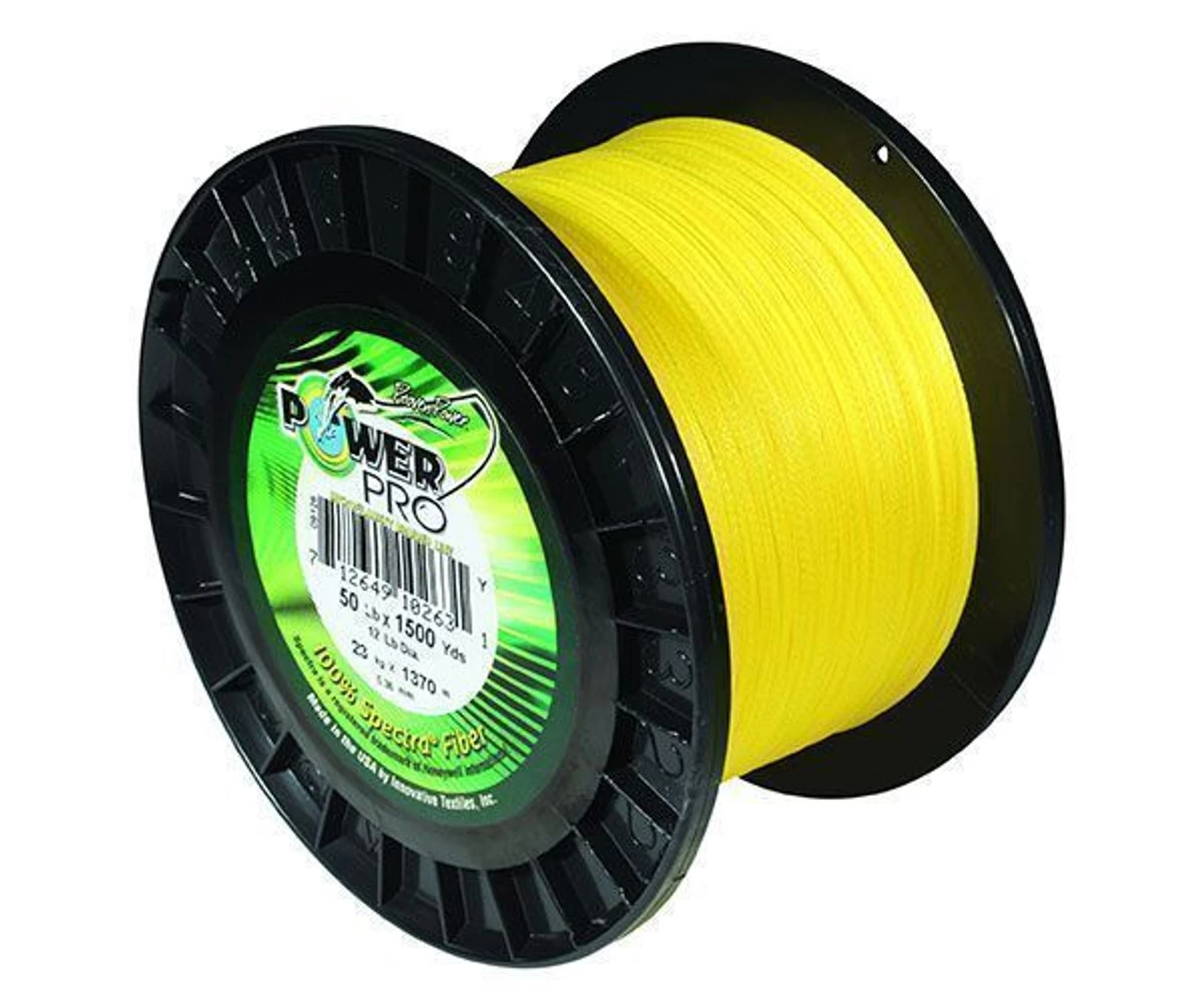 Power Pro PowerPro Braided Spectra Fiber Fishing Line Hi-Vis Yellow 150 Yds - Image 2