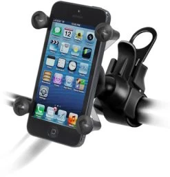 RAM MOUNTS RAM EZ-Strap Rail Mount W/ Universal X-Grip Cell Phone Holder