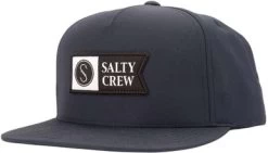 Salty Crew Alpha Tech 5 Panel Hat - Navy