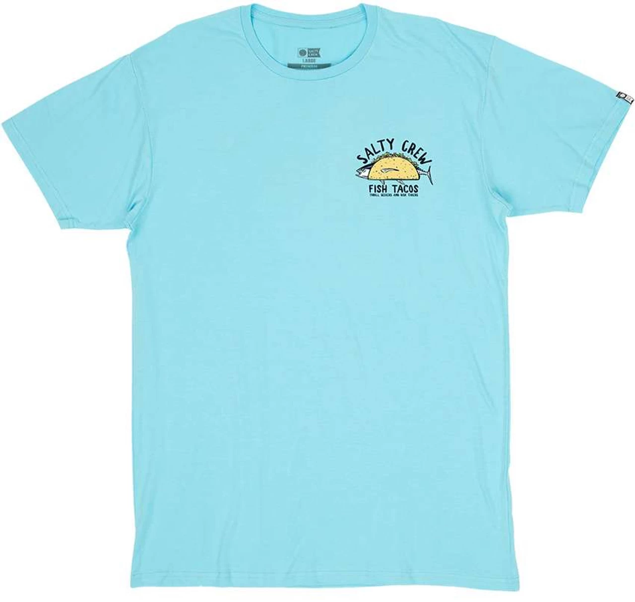 Salty Crew Baja Fresh Short Sleeve T-Shirt - Pacific Blue - Image 2