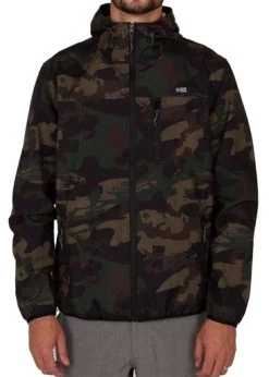Salty Crew Headwind Packable Jacket - Camo - Medium