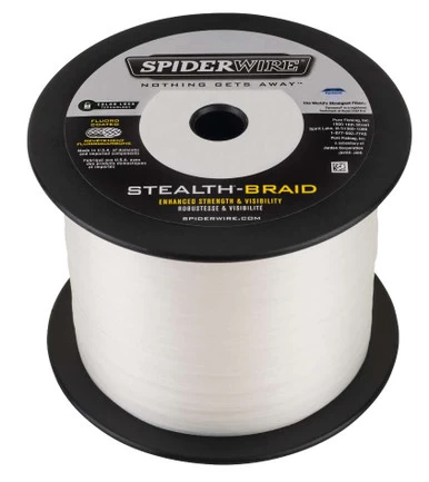 Spiderwire Stealth Translucent Braid 1500yd Spools