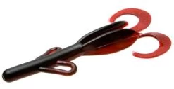 Zoom Baby Brush Hog Bait - 4in - Red Shad